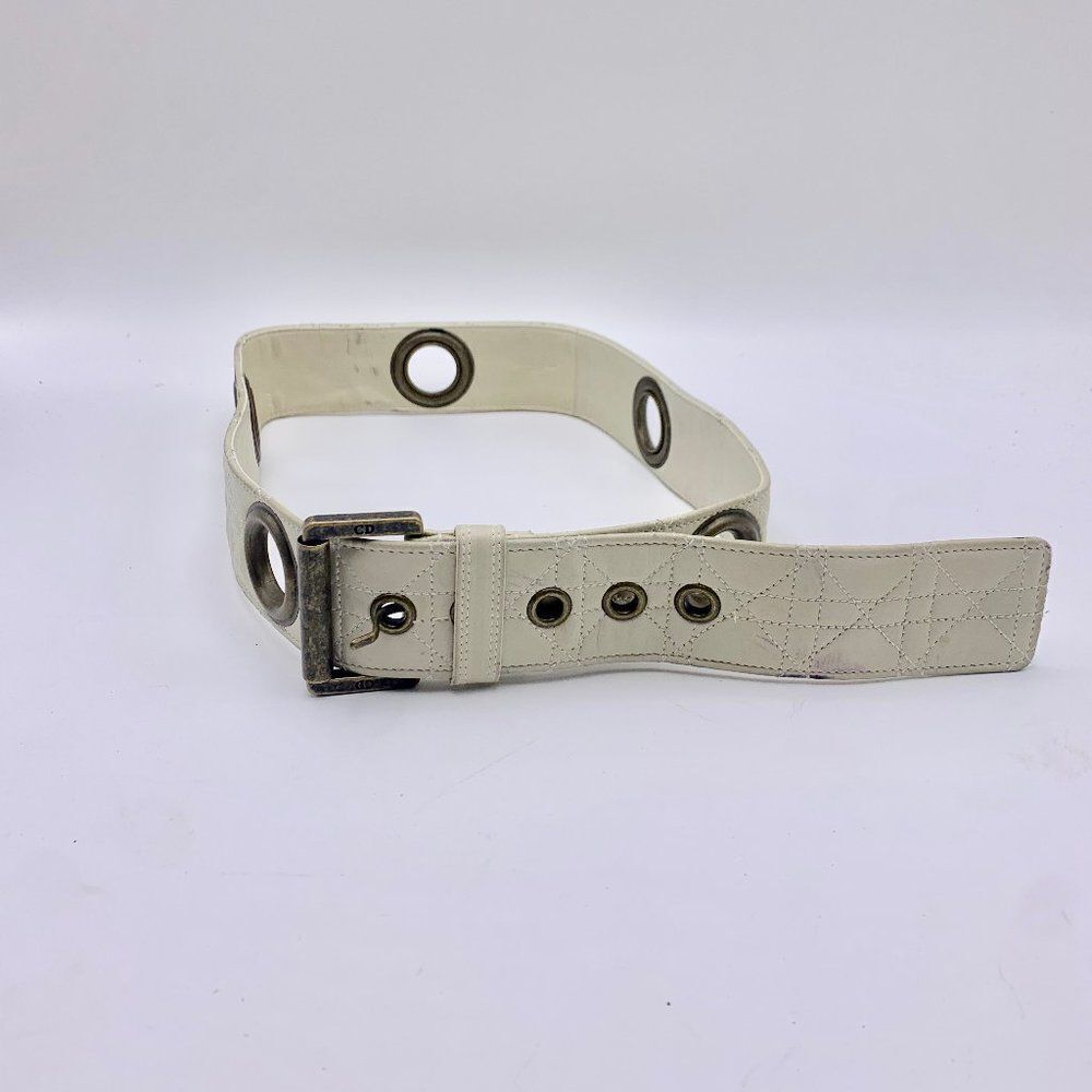 Christian Dior Cannage Leather Belt